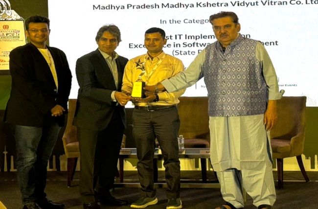 ध्य क्षेत्र विद्युत वितरण कंपनी को मिला नेशनल लेवल पर “9वां पीएसयू आईटी अवार्ड “ ध्य क्षेत्र विद्युत वितरण कंपनी को मिला नेशनल लेवल पर “9वां पीएसयू आईटी अवार्ड “