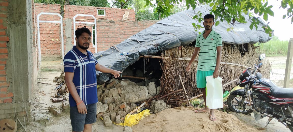 आकाशीय बिजली से महिला की मौत पुत्र घायल