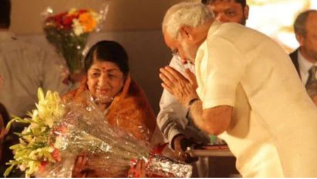 प्रधानमंत्री नरेंद्र मोदी और लता मंगेशकर (फाइल) प्रधानमंत्री नरेंद्र मोदी और लता मंगेशकर (फाइल)