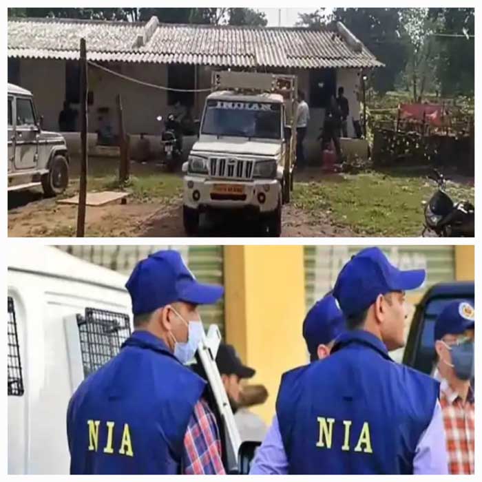 एनआईए की छापेमारी एनआईए की छापेमारी