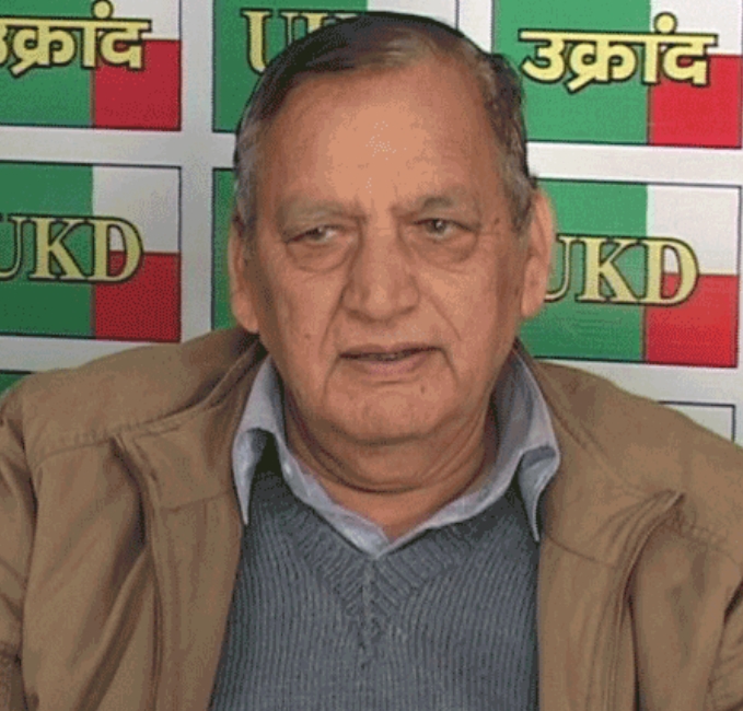 यूकेडी के पूर्व अध्यक्ष व राज्यमंत्री बीडी रतूड़ी। यूकेडी के पूर्व अध्यक्ष व राज्यमंत्री बीडी रतूड़ी।