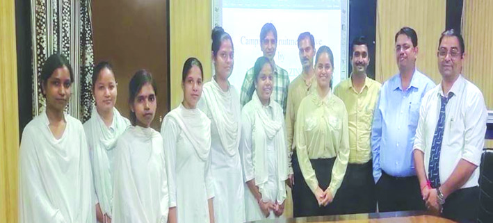 प्लेसमेंट के अवसर पर प्लेसमेंट के अवसर पर