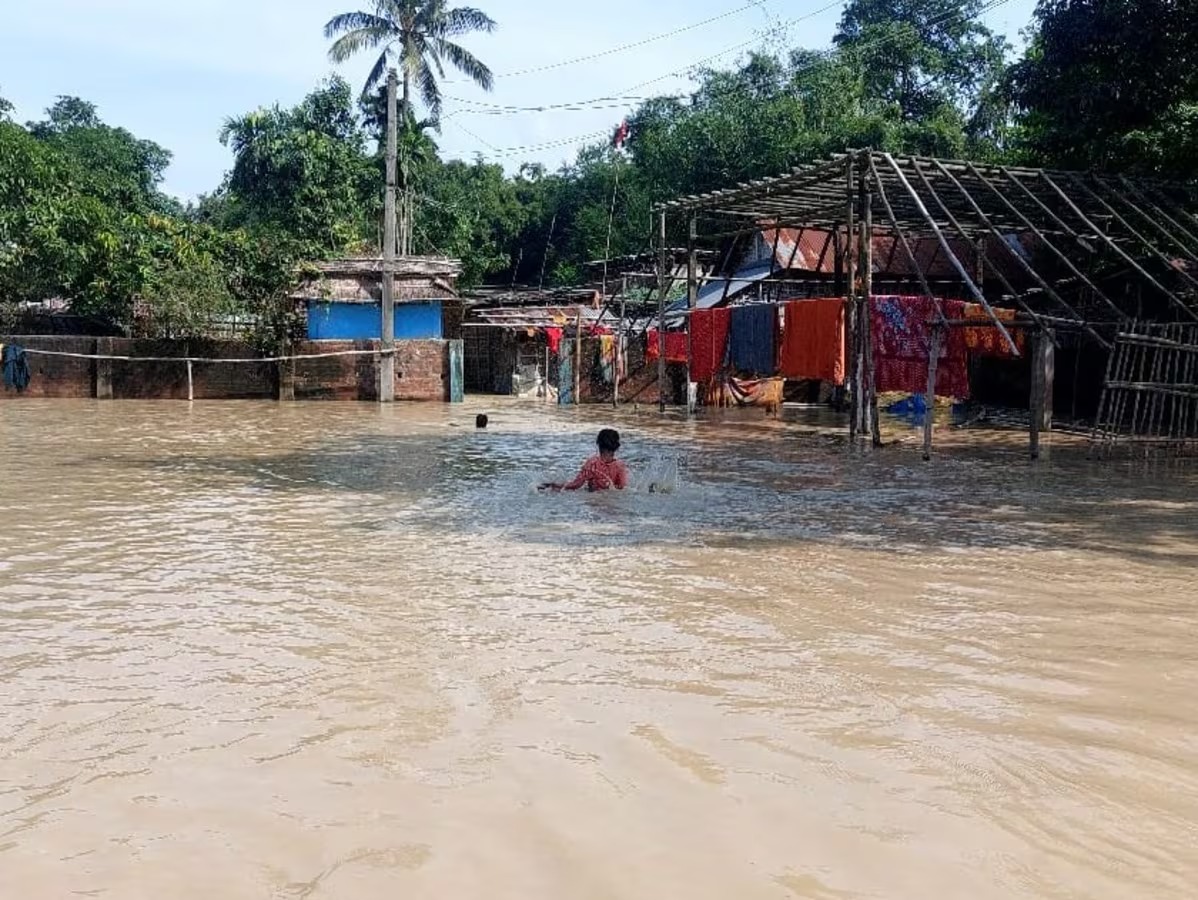 अररिया में तीन बार बना फिर भी टूटा मरिया बाँध, गांव-बाजार हर जगह पानी ही पानी अररिया में तीन बार बना फिर भी टूटा मरिया बाँध, गांव-बाजार हर जगह पानी ही पानी