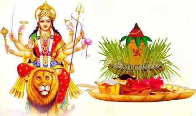 नवरात्रि पर कलश स्थापना की सांकेतिक फोटो नवरात्रि पर कलश स्थापना की सांकेतिक फोटो