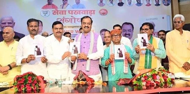 विमोचन करते डिप्टी सीएम विमोचन करते डिप्टी सीएम