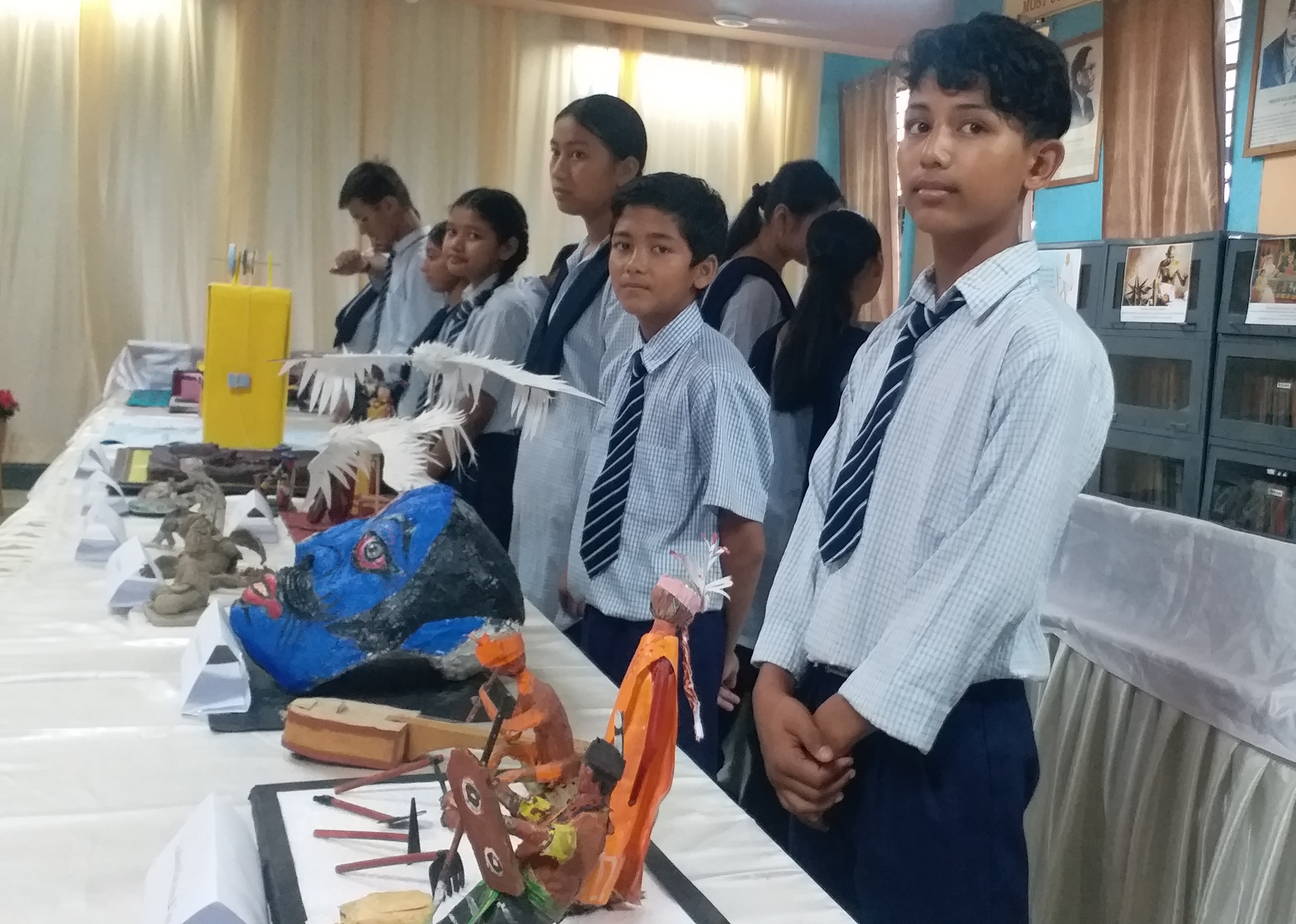 जेएनवी रि-भोई में मनाई गई गांधी एवं शास्त्री जयंती।