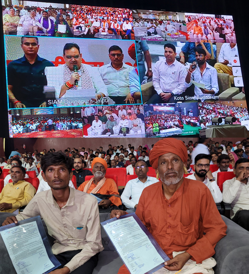 मुख्यमंत्री ने बीकानेर के मनफूल नाथ से किया संवाद मुख्यमंत्री ने बीकानेर के मनफूल नाथ से किया संवाद