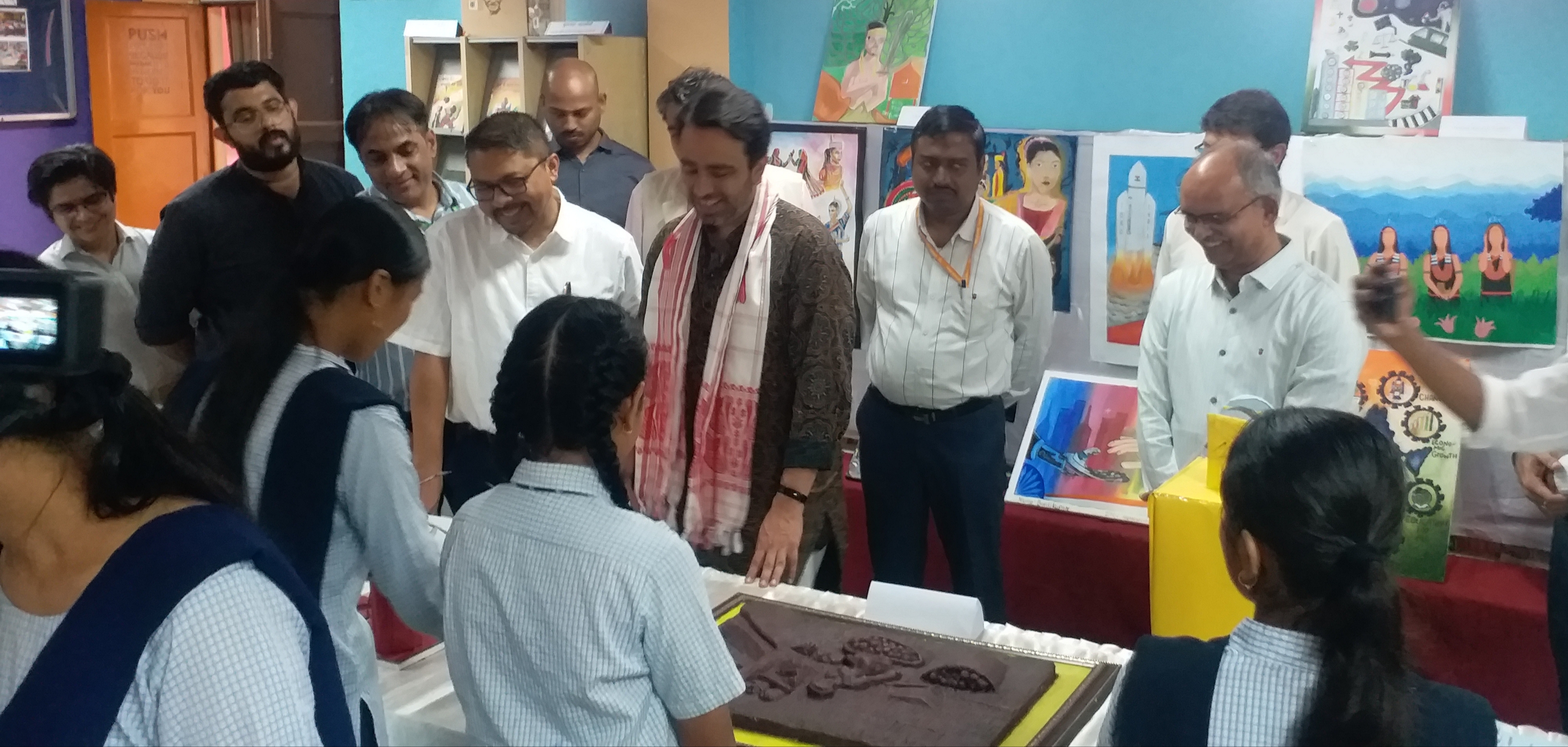 जेएनवी रि-भोई में मनाई गई गांधी एवं शास्त्री जयंती।
