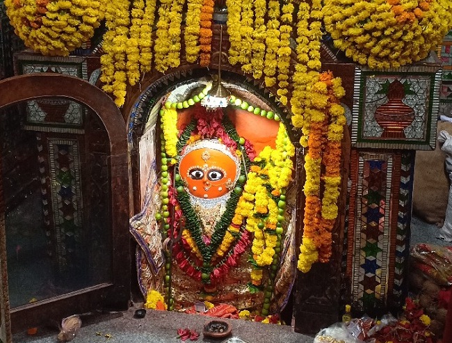 हरसिद्धि माता का प्रतिमा (फाइल फोटो) हरसिद्धि माता का प्रतिमा (फाइल फोटो)