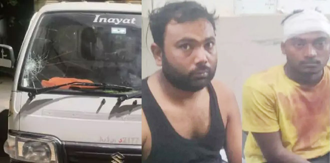 4 Snp-    सोनीपत: खान कालोनी में क्षतिग्रस्त कार, झगड़ घायल व्यक्ति