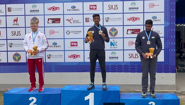 ISSF जूनियर वर्ल्ड चैम्पियनशिप : सूरज शर्मा ने पिस्टल इवेन्ट में जीता स्वर्ण पदक ISSF जूनियर वर्ल्ड चैम्पियनशिप : सूरज शर्मा ने पिस्टल इवेन्ट में जीता स्वर्ण पदक