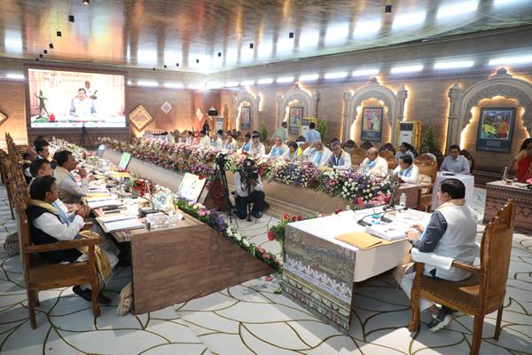 मुख्यमंत्री डॉ. यादव की अध्यक्षता में हुई मंत्री परिषद की बैठक मुख्यमंत्री डॉ. यादव की अध्यक्षता में हुई मंत्री परिषद की बैठक