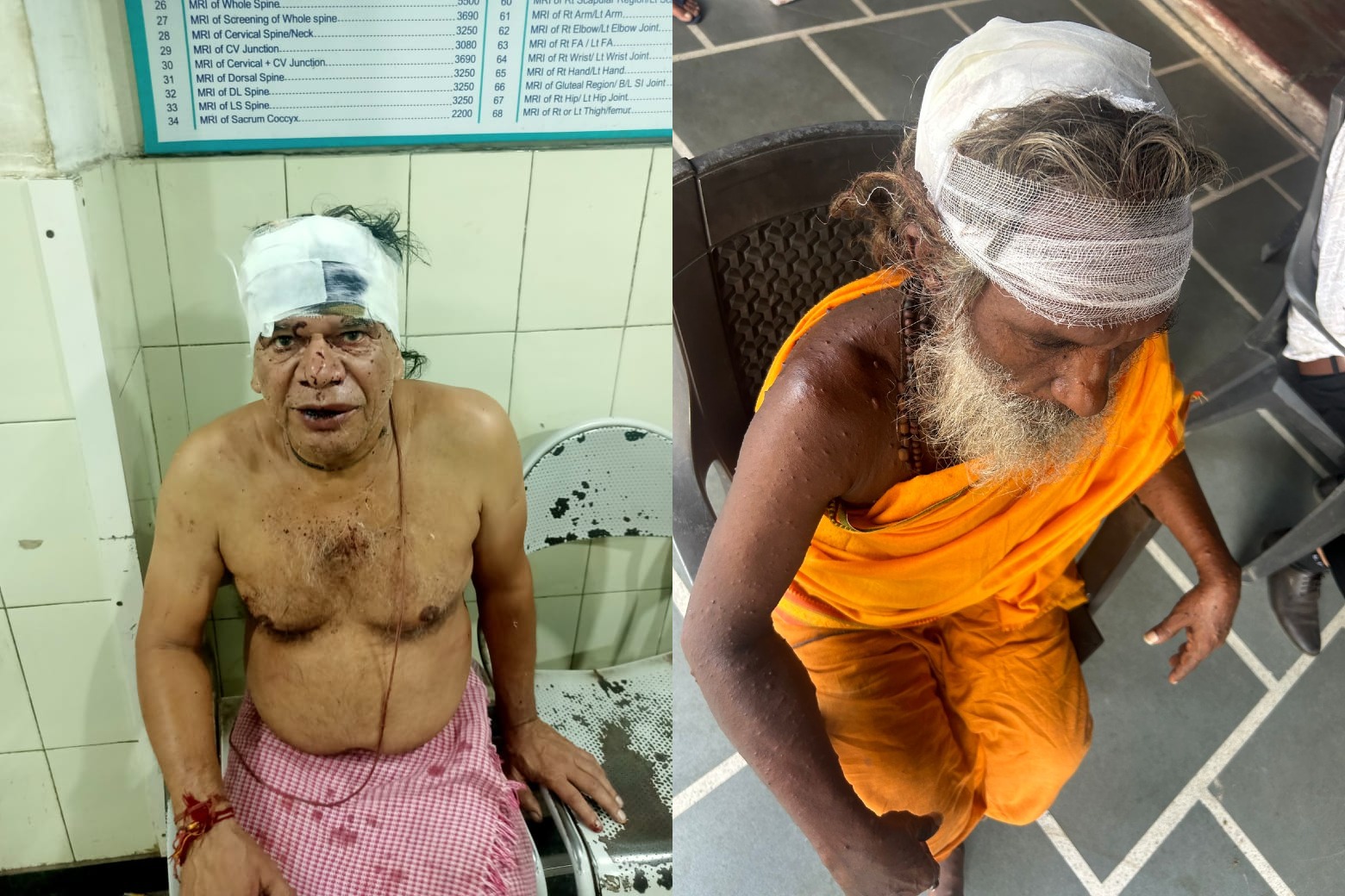 मंदिर में घुसने से मना करने पर नशेडी ने की महंत-पुजारी से मारपीट मंदिर में घुसने से मना करने पर नशेडी ने की महंत-पुजारी से मारपीट