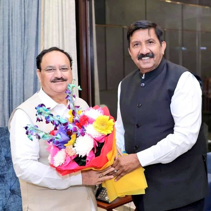 मुकेश अग्निहोत्री की जेपी नड्डा से मुलाकात मुकेश अग्निहोत्री की जेपी नड्डा से मुलाकात