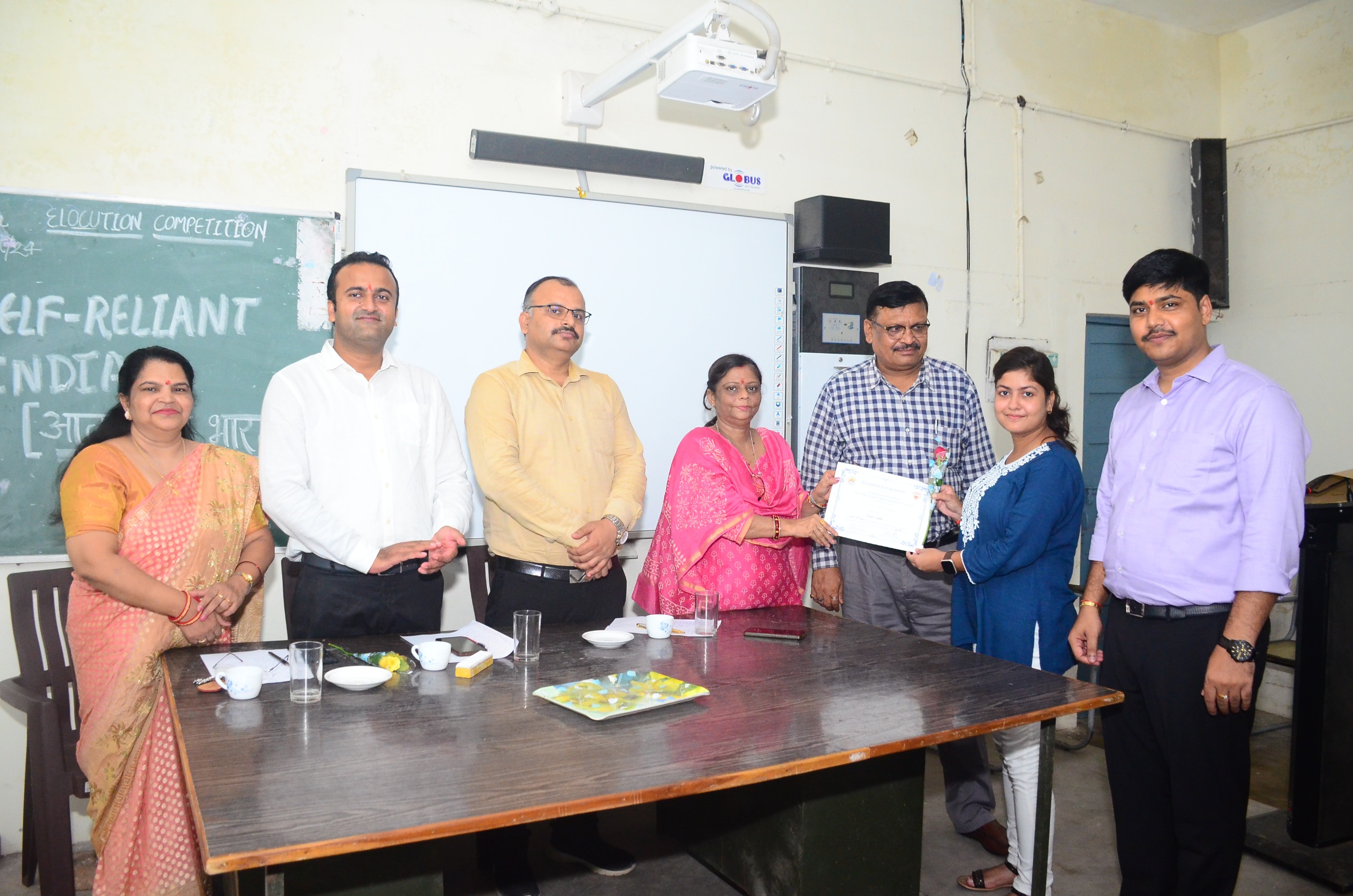 समाजशास्त्र विभाग में आयोजित हुई भाषण प्रतियोगिता, 18 प्रतिभागियों ने रखे विचार*