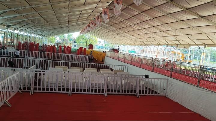 भैरूंदा में ग्राम विकास सम्मेलन कार्यक्रम की तैयारियां भैरूंदा में ग्राम विकास सम्मेलन कार्यक्रम की तैयारियां