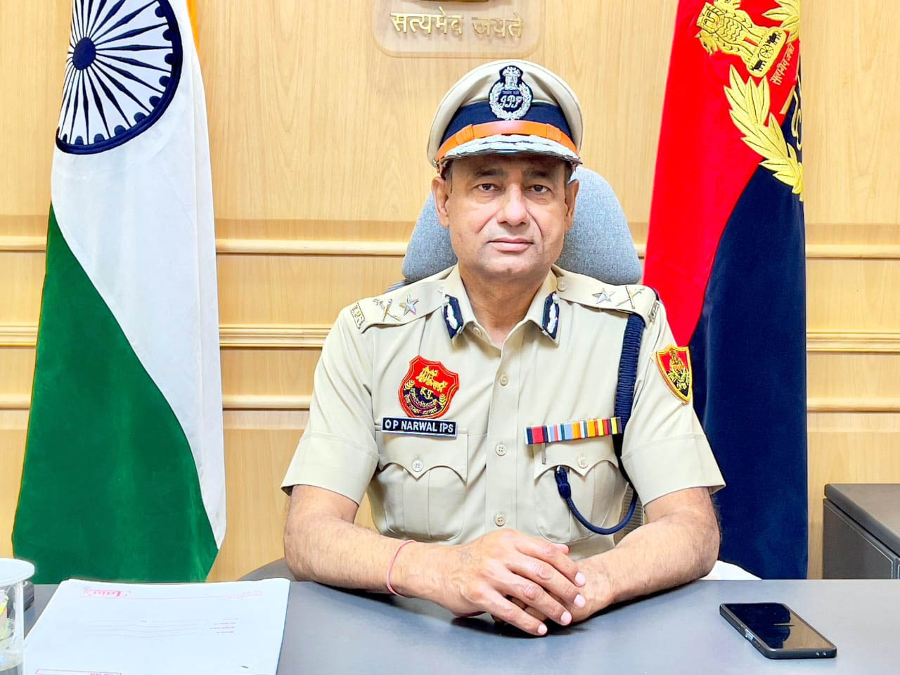 पुलिस आयुक्त ओमप्रकाश नरवाल का फाइल फोटो पुलिस आयुक्त ओमप्रकाश नरवाल का फाइल फोटो