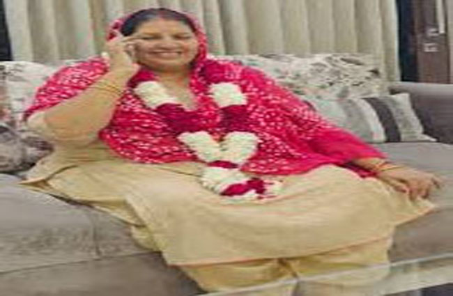 नांगल चौधरी सीट से कांग्रेस की विजयी प्रत्याशी मंजू चौधरी नांगल चौधरी सीट से कांग्रेस की विजयी प्रत्याशी मंजू चौधरी