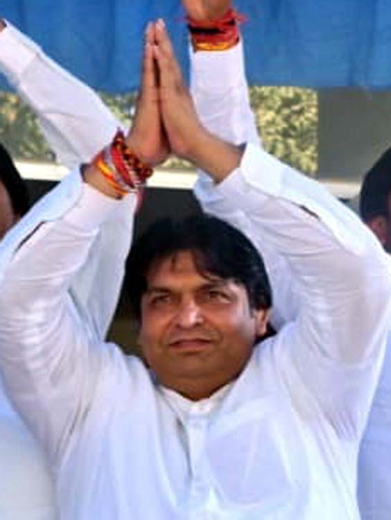फोटो नंबर-03: गुडग़ांव से विजयी भाजपा प्रत्याशी मुकेश शर्मा।