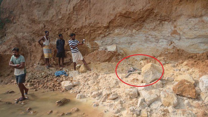 खदान के धंसने से दो ग्रामीणों की दबकर मौत खदान के धंसने से दो ग्रामीणों की दबकर मौत