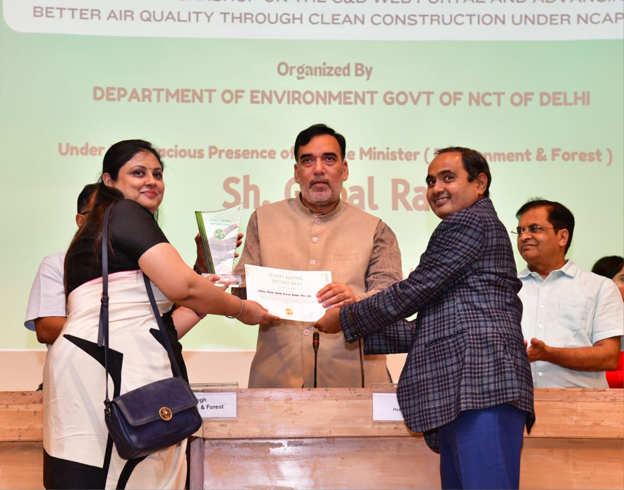 दिल्ली सरकार ने पर्यावरण नियमों का सख्ती से पालन करने पर 10 निर्माण एजेंसियों को दिया हरित रत्न अवार्ड दिल्ली सरकार ने पर्यावरण नियमों का सख्ती से पालन करने पर 10 निर्माण एजेंसियों को दिया हरित रत्न अवार्ड