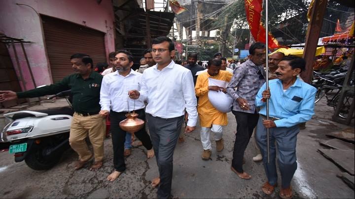 महाअष्टमी पर हुई शासकीय नगर पूजा महाअष्टमी पर हुई शासकीय नगर पूजा