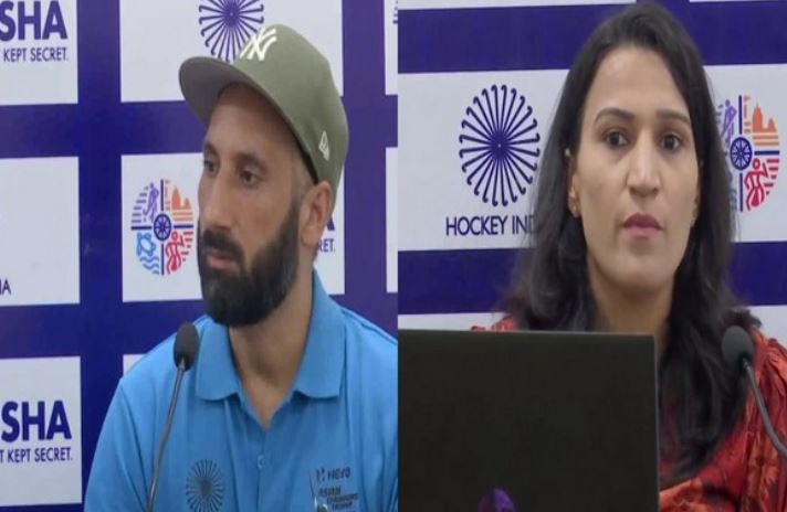 भारतीय हॉकी खिलाड़ी सरदार सिंह और रानी रामपाल भारतीय हॉकी खिलाड़ी सरदार सिंह और रानी रामपाल