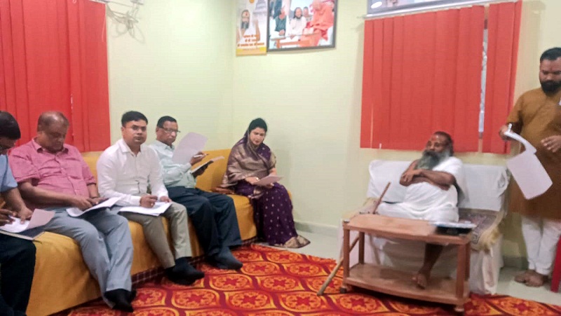 गुफा मंदिर में अन्नकूट महोत्सव के संबंध में अधिकारियों की बैठक गुफा मंदिर में अन्नकूट महोत्सव के संबंध में अधिकारियों की बैठक