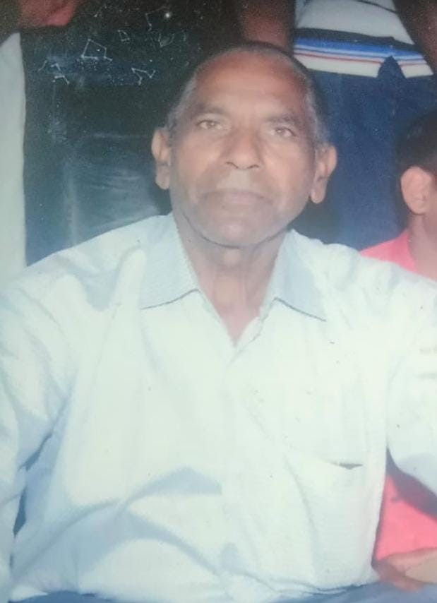 मृतक सेवानिवृत्त हेड मास्टर बिहारी लाल ढीढी।