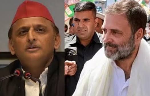 अखिलेश और राहुल की फोटो अखिलेश और राहुल की फोटो
