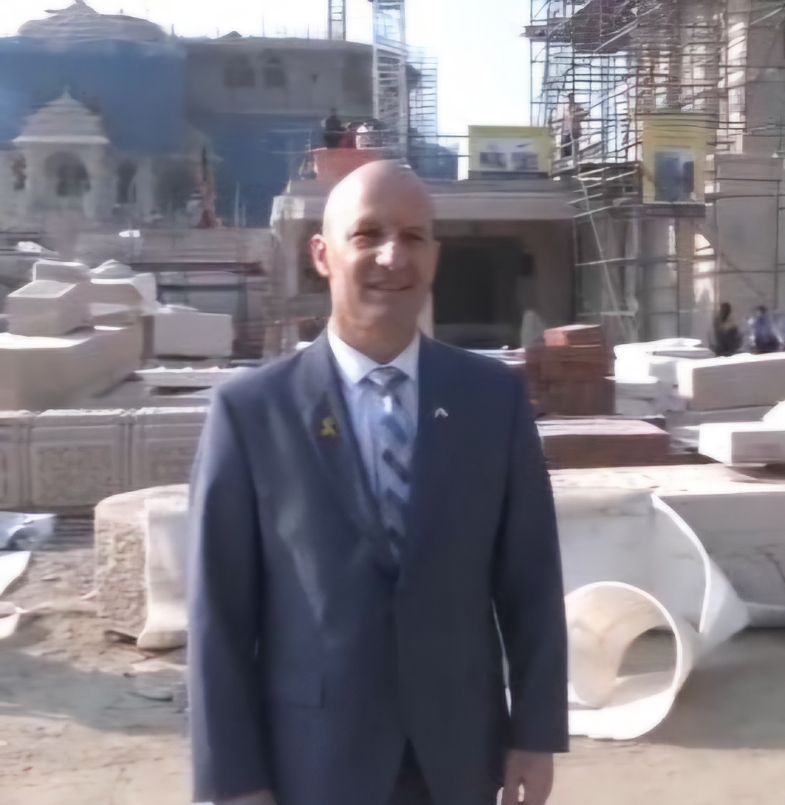 रामजन्मभूमि मंदिर का इज़राइल के राजदूत ने किया दर्शन रामजन्मभूमि मंदिर का इज़राइल के राजदूत ने किया दर्शन