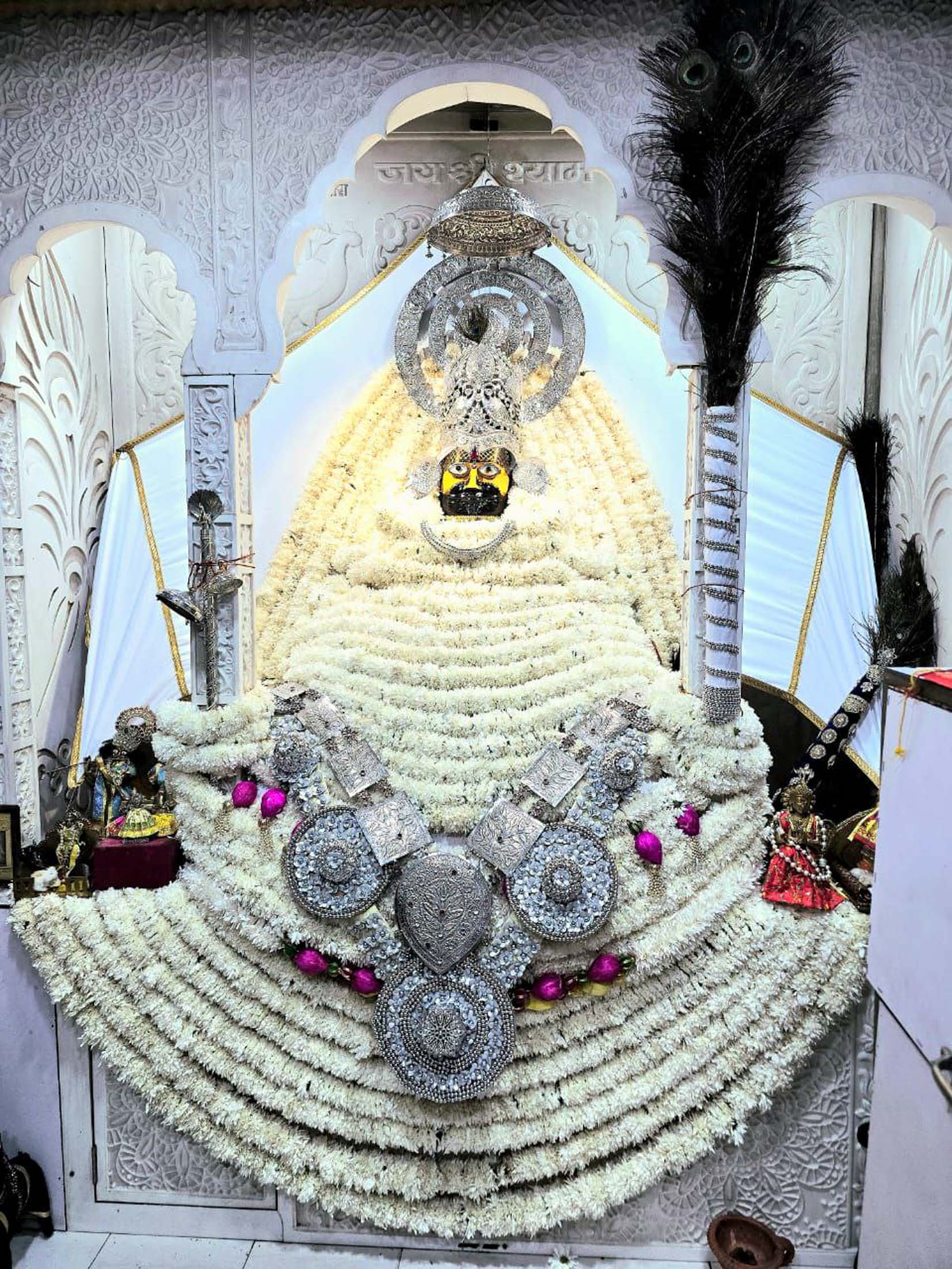 बीड़ बबरान धाम में शरद पूर्णिमा पर सजा हुआ श्याम बाबा का दरबार। बीड़ बबरान धाम में शरद पूर्णिमा पर सजा हुआ श्याम बाबा का दरबार।
