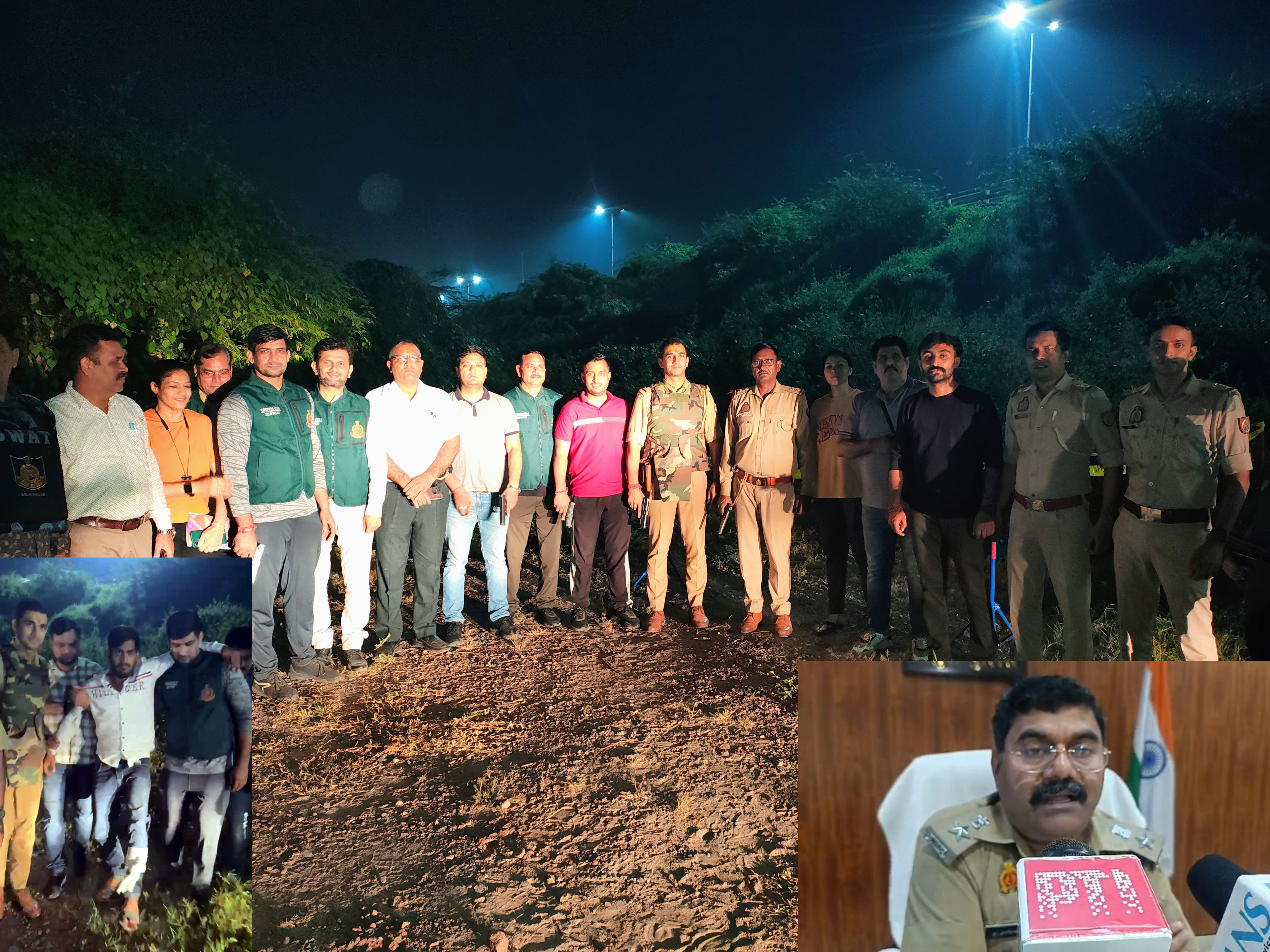 घायल शूटर काे अस्पताल ले जाते है घायल शूटर काे अस्पताल ले जाते है