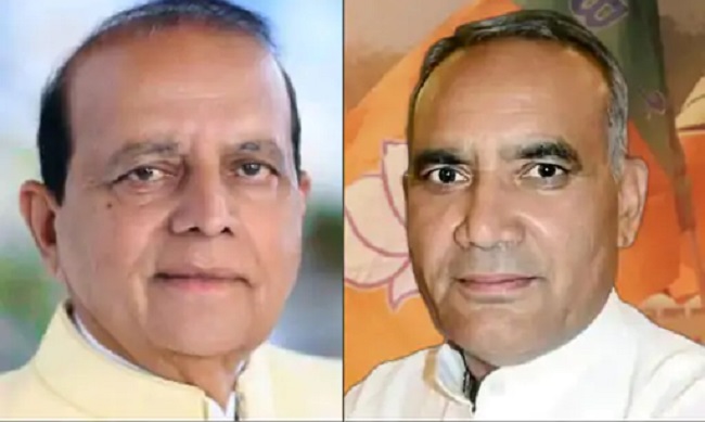 भाजपा द्वारा घोषित उम्मीदवार रमाकांत भार्गव और रामनिवास रावत भाजपा द्वारा घोषित उम्मीदवार रमाकांत भार्गव और रामनिवास रावत