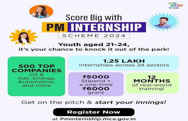 प्रधानमंत्री इंटर्नशिप योजना के लोगो का प्रतिकात्मक चित्र प्रधानमंत्री इंटर्नशिप योजना के लोगो का प्रतिकात्मक चित्र