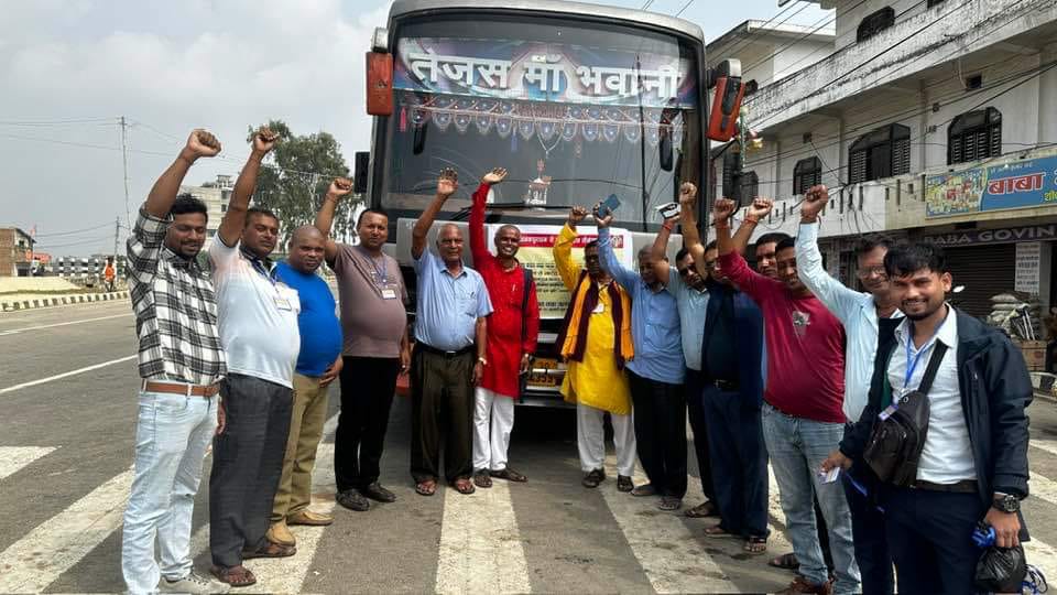 नेपाली पत्रकारों ने किया श्रीराम लला का दर्शन, पूजन नेपाली पत्रकारों ने किया श्रीराम लला का दर्शन, पूजन