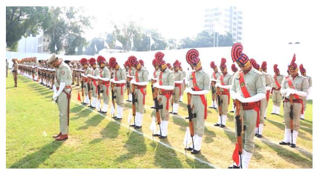 ‘पुलिस स्मृति दिवस‘ परेड का फुल ड्रेस पूर्वाभ्यास हुआ