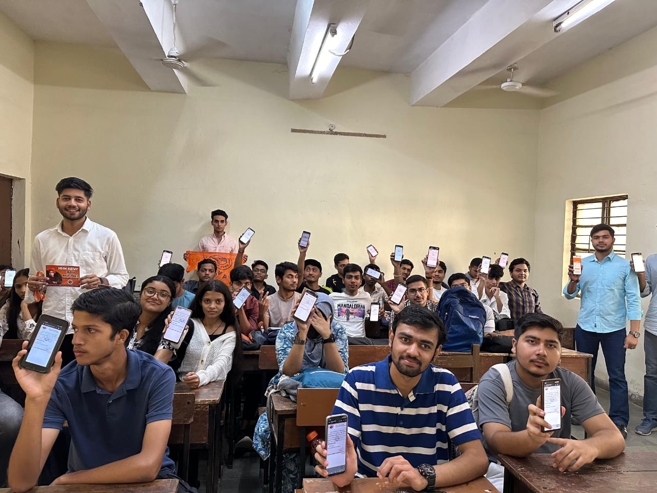 एबीवीपी ने सदस्यता अभियान एबीवीपी ने सदस्यता अभियान