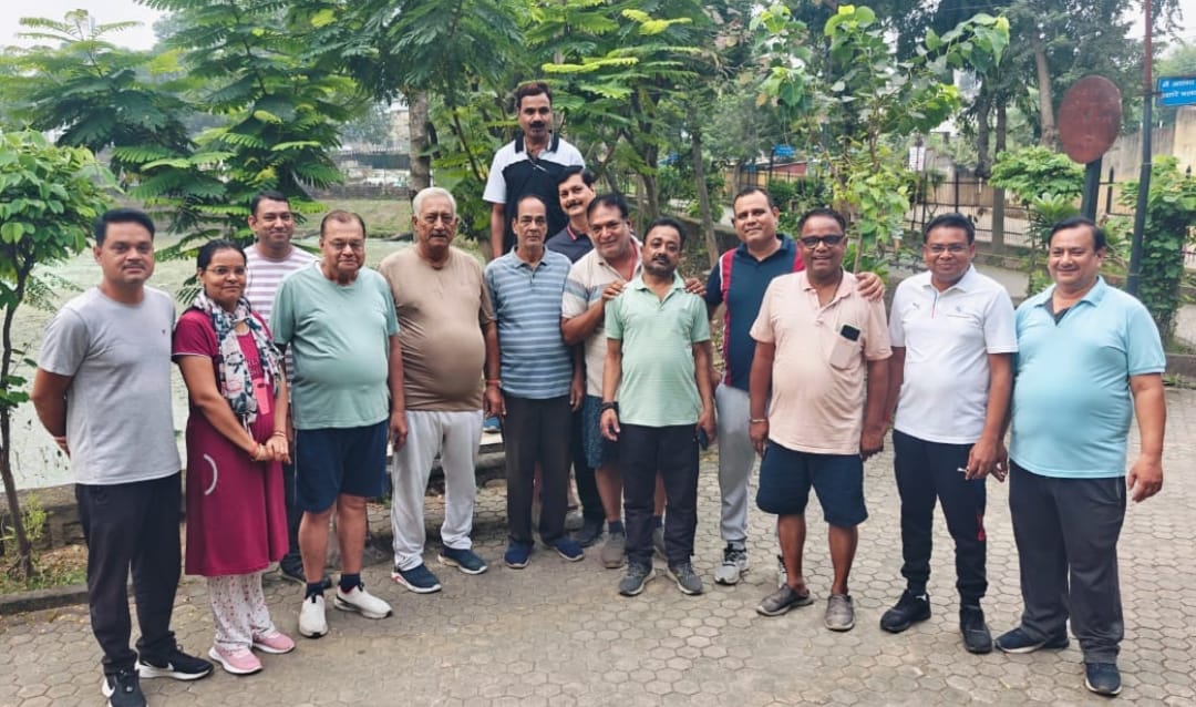 मार्निग वाकर्स ओपी चौधरी के साथ मार्निग वाकर्स ओपी चौधरी के साथ