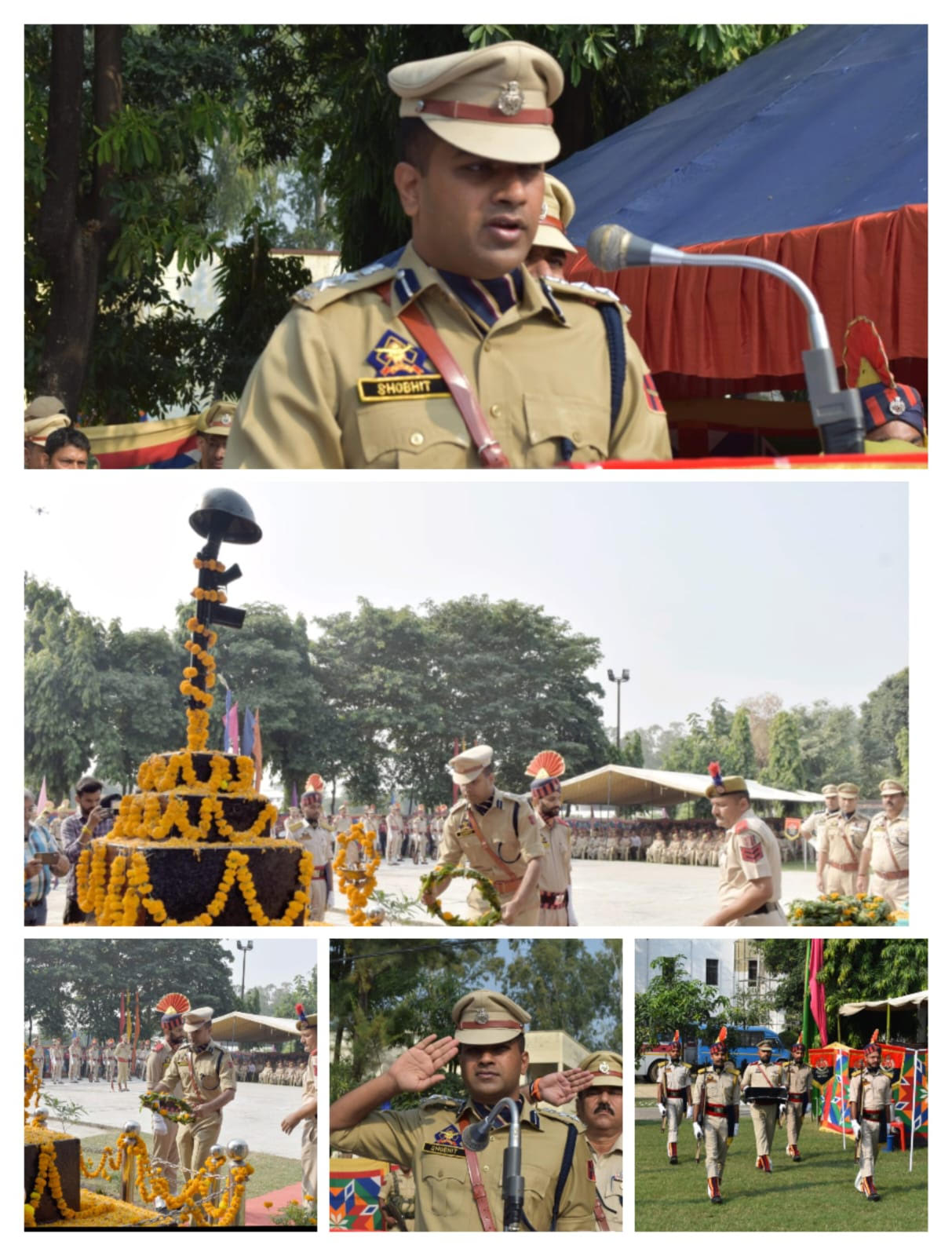 Martyred soldiers remembered by offering floral tributes on National Police Memorial Day Martyred soldiers remembered by offering floral tributes on National Police Memorial Day