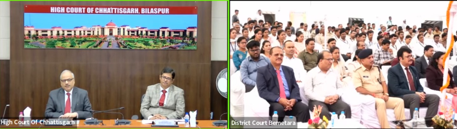 मुख्य न्यायाधिपति न्यायमूर्ति रमेश सिन्हा बेमेतरा में कुटुम्ब न्यायालय भवन का भूमिपूजन व शिलान्यास करते हुए मुख्य न्यायाधिपति न्यायमूर्ति रमेश सिन्हा बेमेतरा में कुटुम्ब न्यायालय भवन का भूमिपूजन व शिलान्यास करते हुए