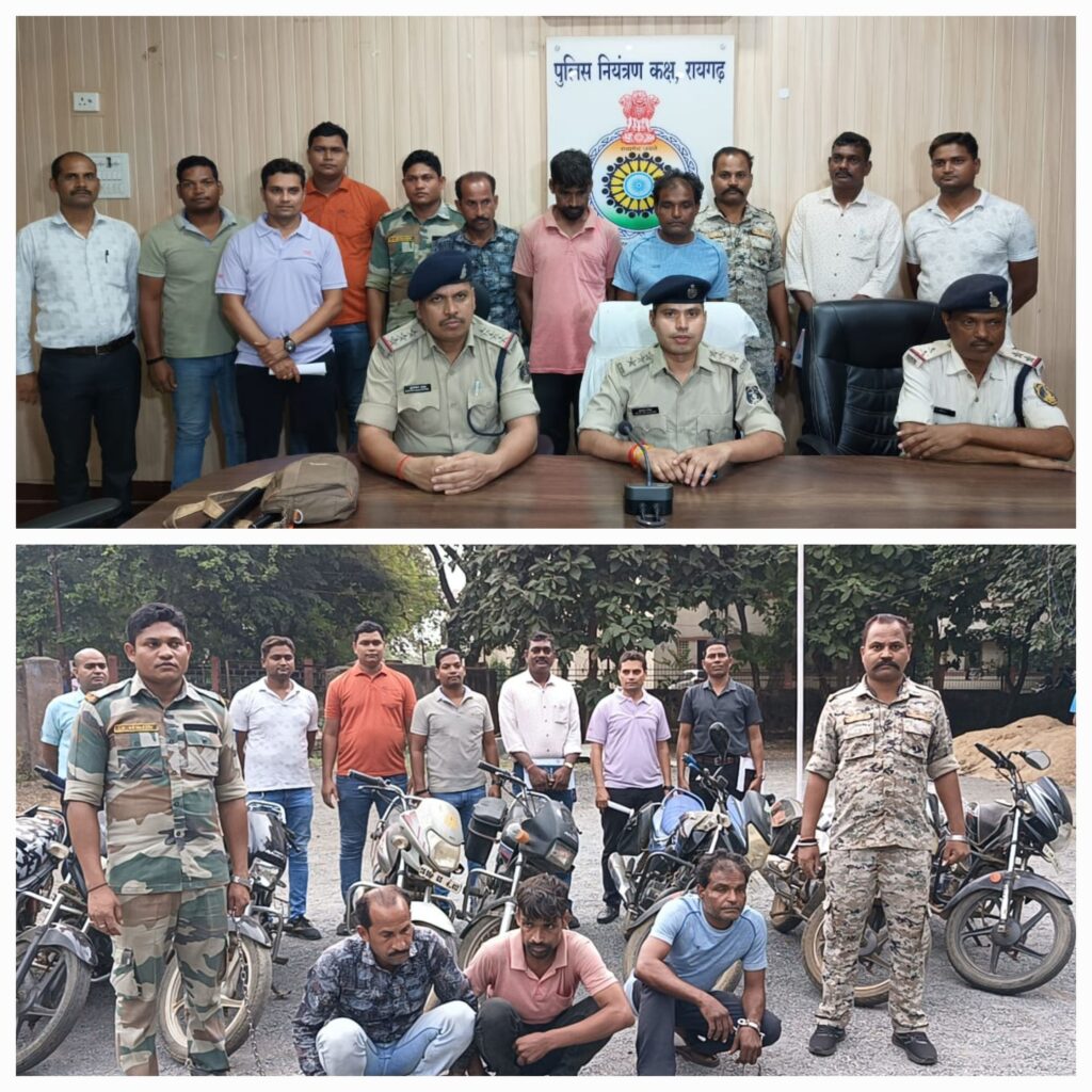 पुलिस के गिरफ्त में आरोपीगण बाइक के साथ पुलिस के गिरफ्त में आरोपीगण बाइक के साथ