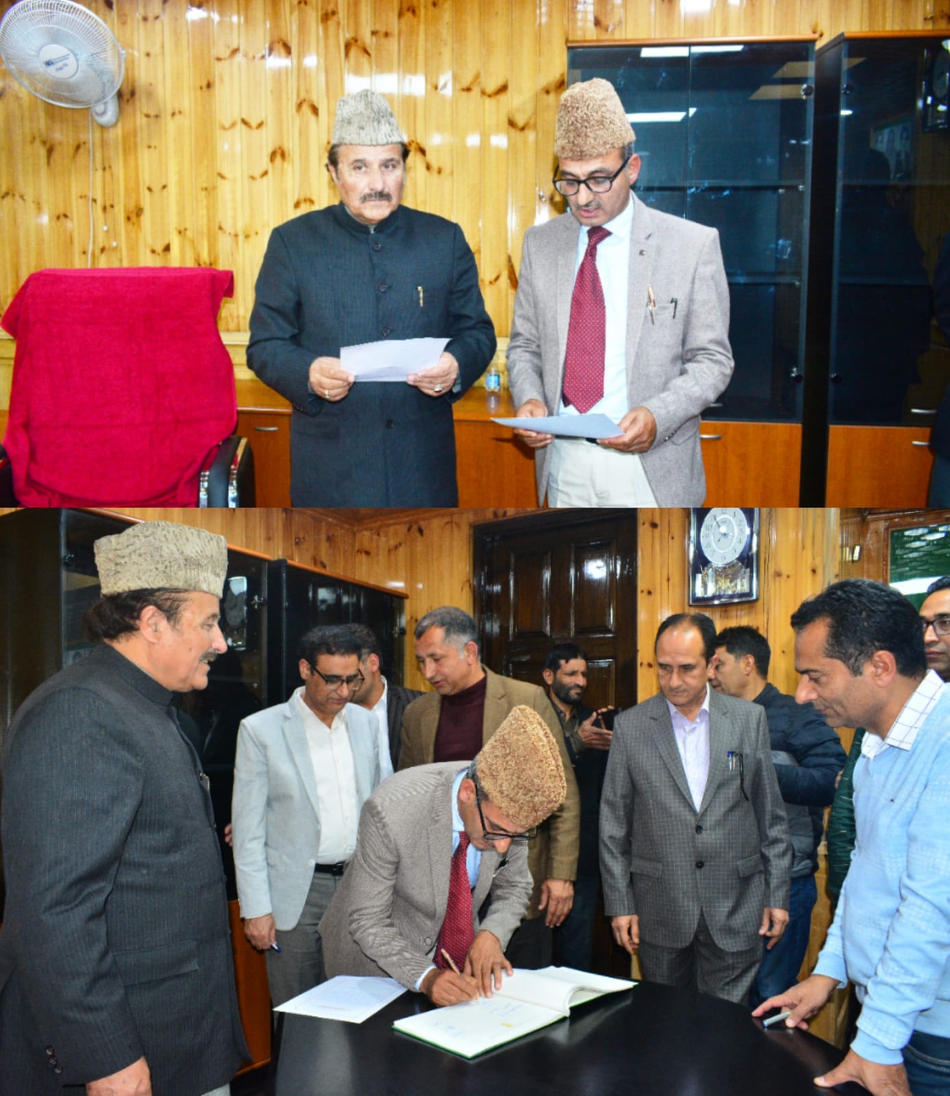प्रोटेम स्पीकर ने विधायक इकबाल खान को शपथ दिलाई प्रोटेम स्पीकर ने विधायक इकबाल खान को शपथ दिलाई
