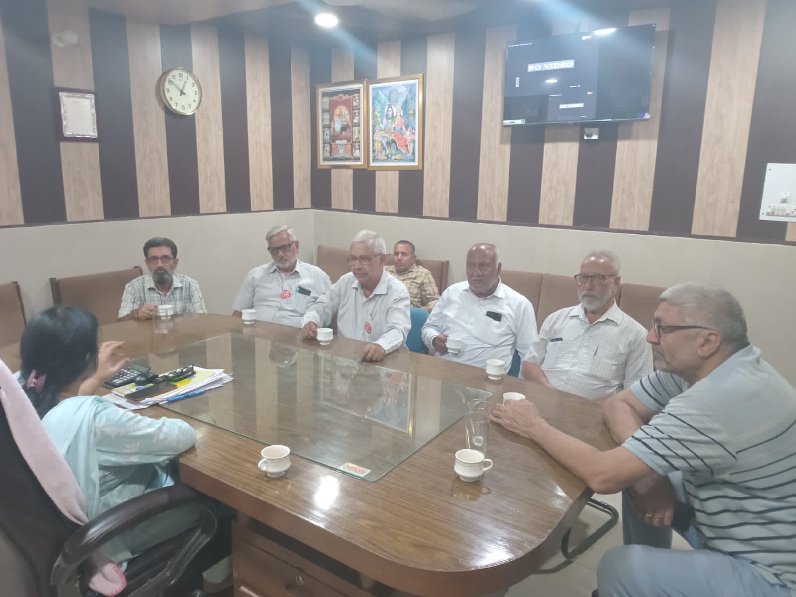 संयुक्त किसान मोर्चा का प्रतिनिधि मंडल संयुक्त किसान मोर्चा का प्रतिनिधि मंडल