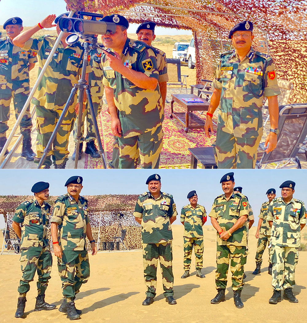 अपर महानिदेशक, (पश्चिम कमाण्ड) सीमा सुरक्षा बल, चंडीगढ़ ने किया जैसलमेर के अंतरराष्ट्रीय सीमा क्षेत्र का दौरा अपर महानिदेशक, (पश्चिम कमाण्ड) सीमा सुरक्षा बल, चंडीगढ़ ने किया जैसलमेर के अंतरराष्ट्रीय सीमा क्षेत्र का दौरा