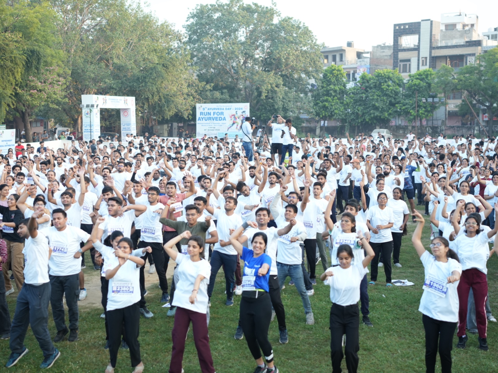 आयुर्वेद दिवस: राष्ट्रीय आयुर्वेद संस्थान में रन फ़ॉर आयुर्वेद का आयोजन आयुर्वेद दिवस: राष्ट्रीय आयुर्वेद संस्थान में रन फ़ॉर आयुर्वेद का आयोजन