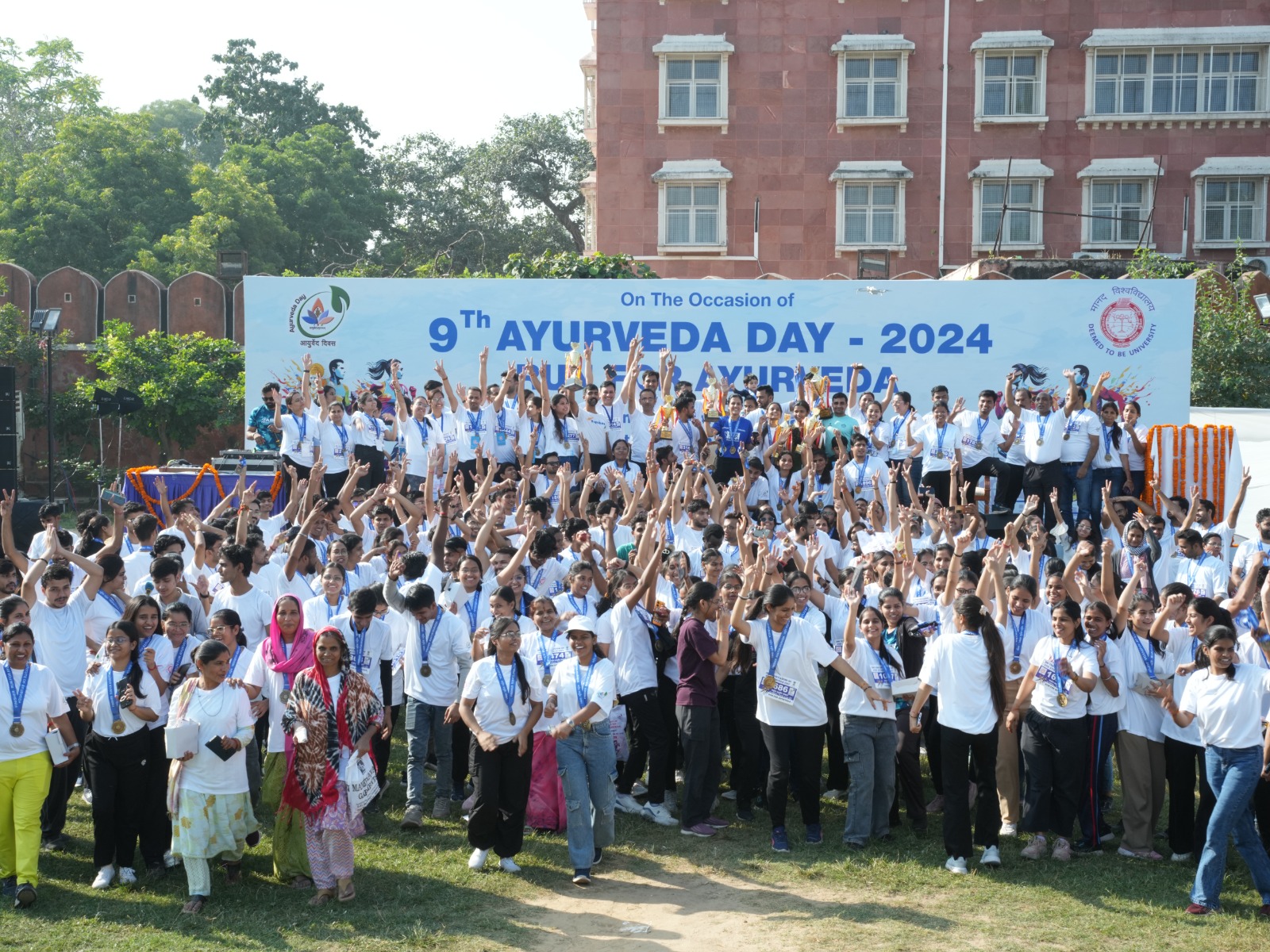 आयुर्वेद दिवस: राष्ट्रीय आयुर्वेद संस्थान में रन फ़ॉर आयुर्वेद का आयोजन आयुर्वेद दिवस: राष्ट्रीय आयुर्वेद संस्थान में रन फ़ॉर आयुर्वेद का आयोजन