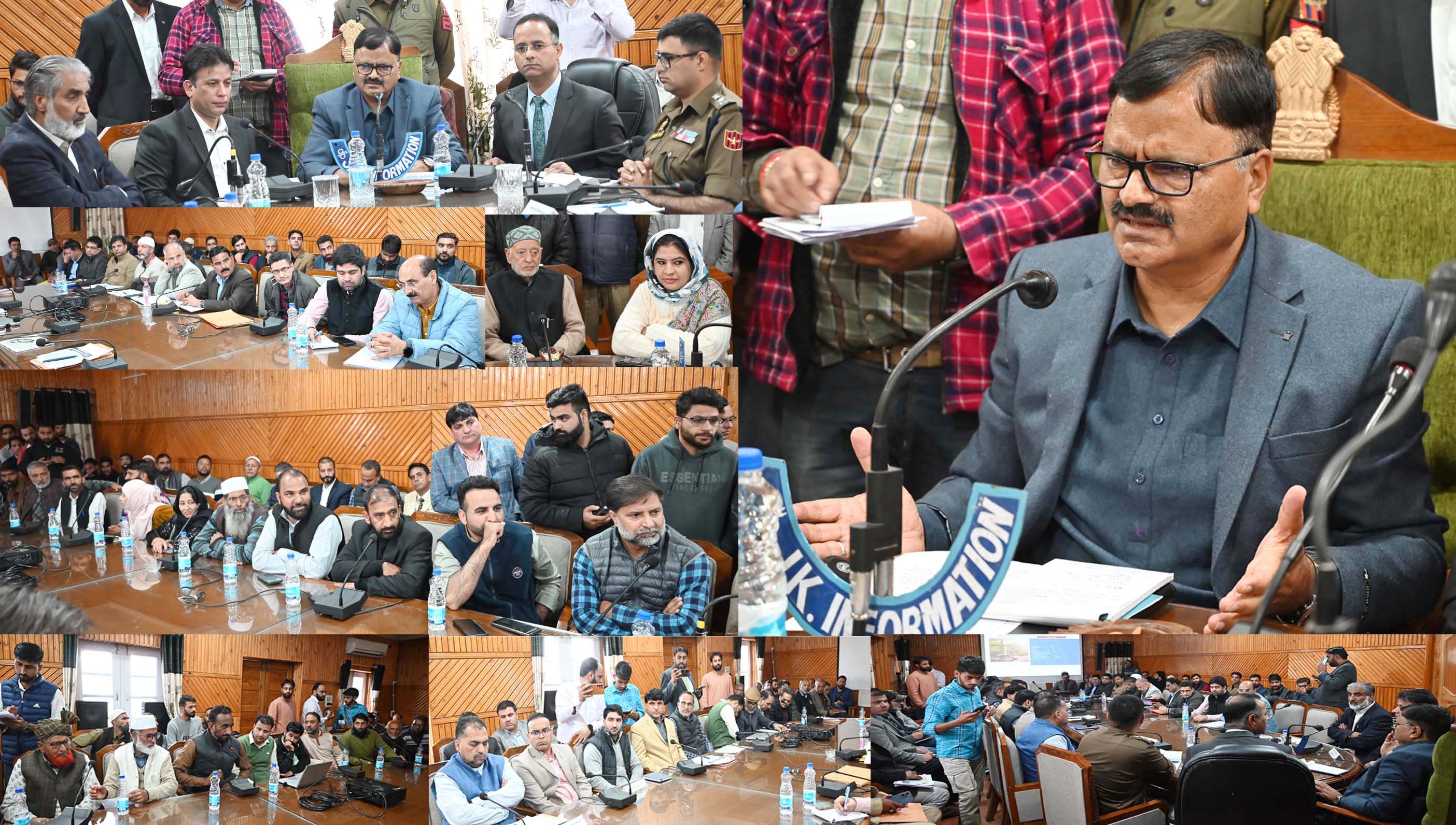 जावेद राणा ने शोपियां जिले में चल रहे कार्यों और प्रमुख पहलों की समीक्षा की जावेद राणा ने शोपियां जिले में चल रहे कार्यों और प्रमुख पहलों की समीक्षा की