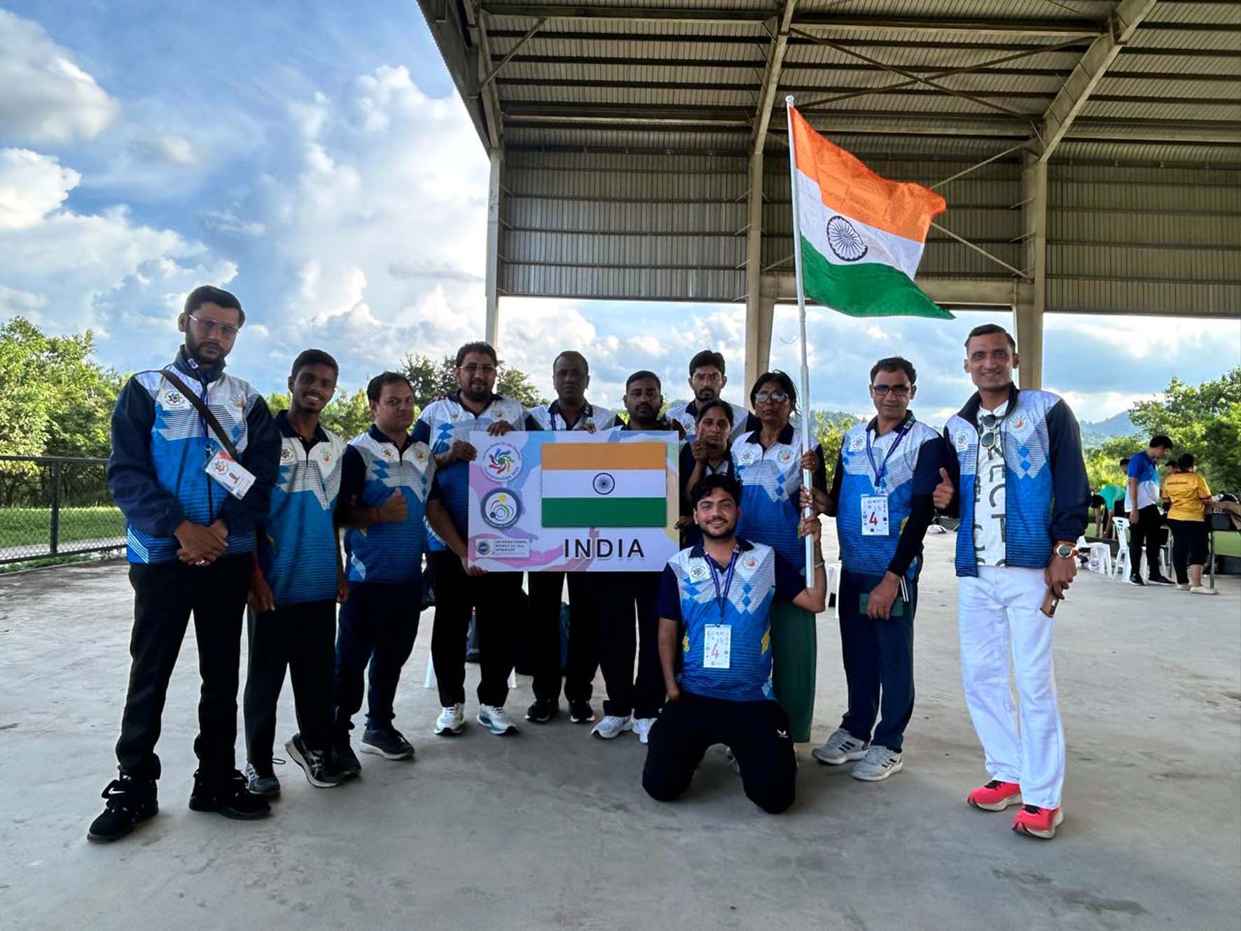 थाइलेंड में हुई फोर्थ एशिया बॉल्स फॉर दी डिसेबल्ड चैंपियनशिप में भाग लेने पहुंचे भारतीय खिलाड़ी। थाइलेंड में हुई फोर्थ एशिया बॉल्स फॉर दी डिसेबल्ड चैंपियनशिप में भाग लेने पहुंचे भारतीय खिलाड़ी।
