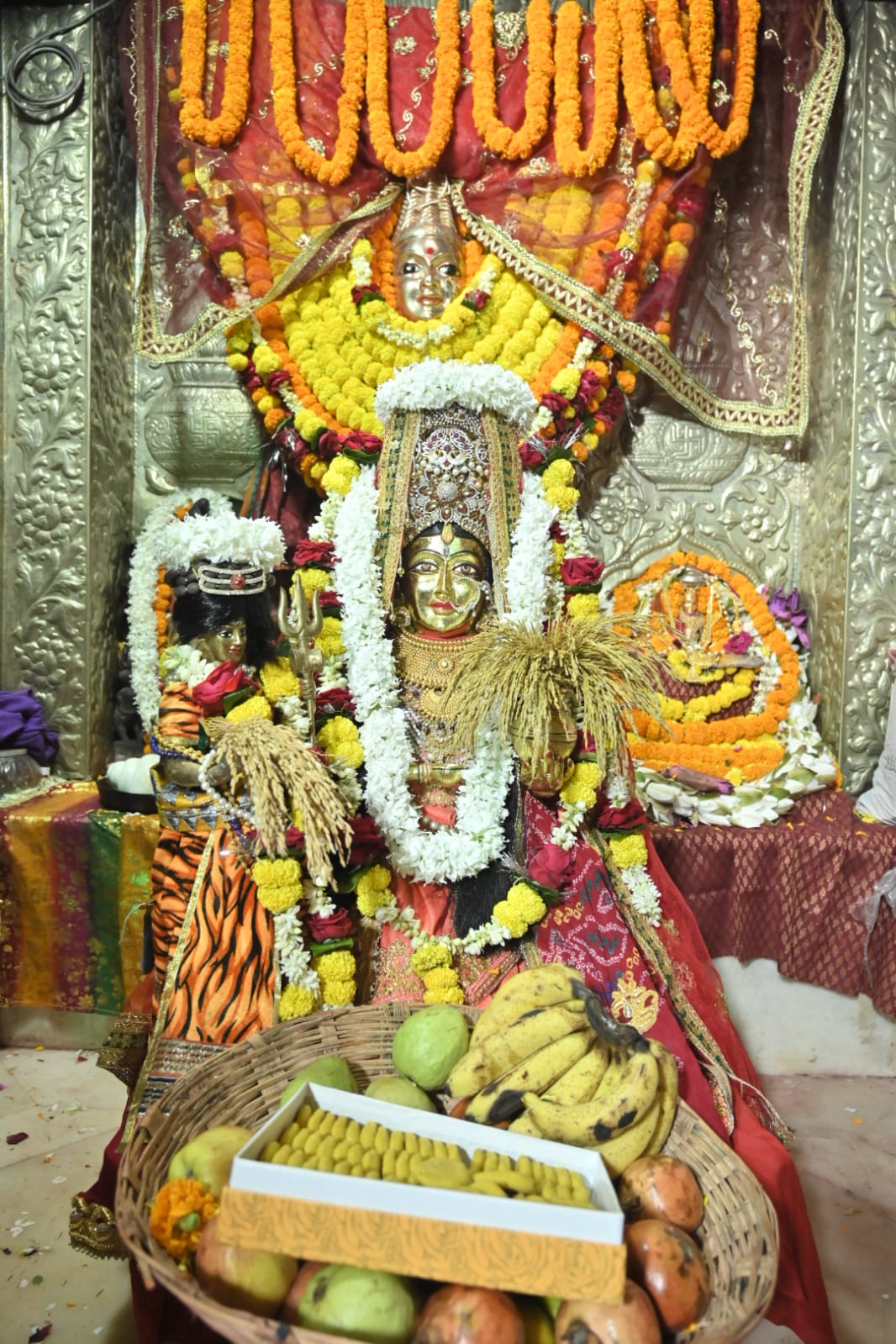 श्री काशी विश्वनाथ धाम के अन्नपूर्णा मंदिर में दर्शन पूजन करते श्रद्धालु: फोटो बच्चा गुप्ता श्री काशी विश्वनाथ धाम के अन्नपूर्णा मंदिर में दर्शन पूजन करते श्रद्धालु: फोटो बच्चा गुप्ता